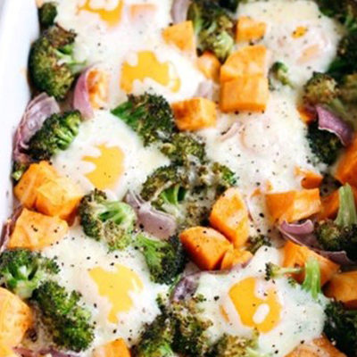 Baked Egg And Veggie Breakfast Bake