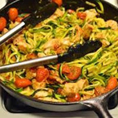 Chicken And Zucchini Noodles Recipe Chicken And Zucchini Noodles Recipe