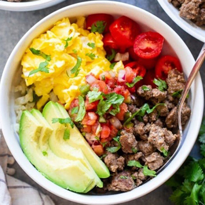 Loaded Breakfast Taco Bowls