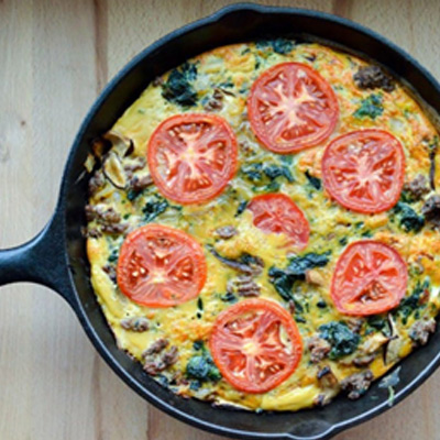 Turkey Greens Frittata