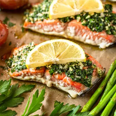 Weight Loss Cleveland TN Parsley And Garlic-Rubbed Oven Baked Salmon