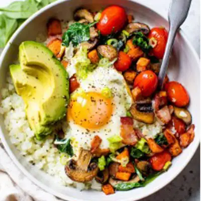 Cauliflower Breakfast Bowl